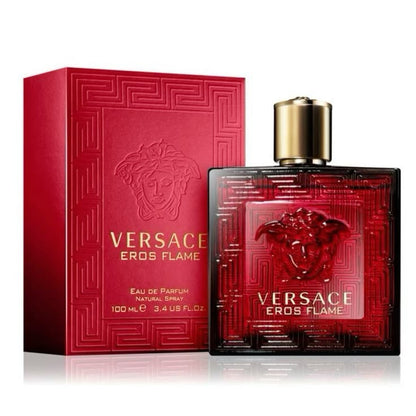 Versace Eros Flame Eau De Parfum Spray for Men, 3.4 Ounce