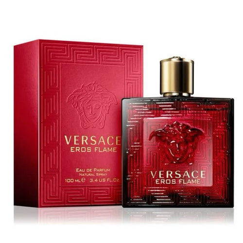 Versace Eros Flame Eau De Parfum Spray for Men, 3.4 Ounce