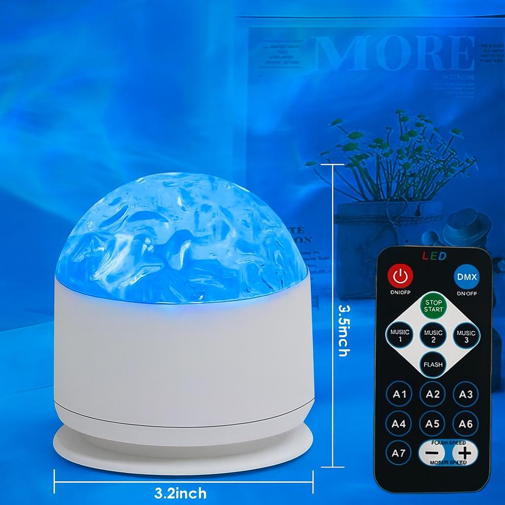 DreamWave Mini - 7 Color Star Projector Light with Music Rhythm