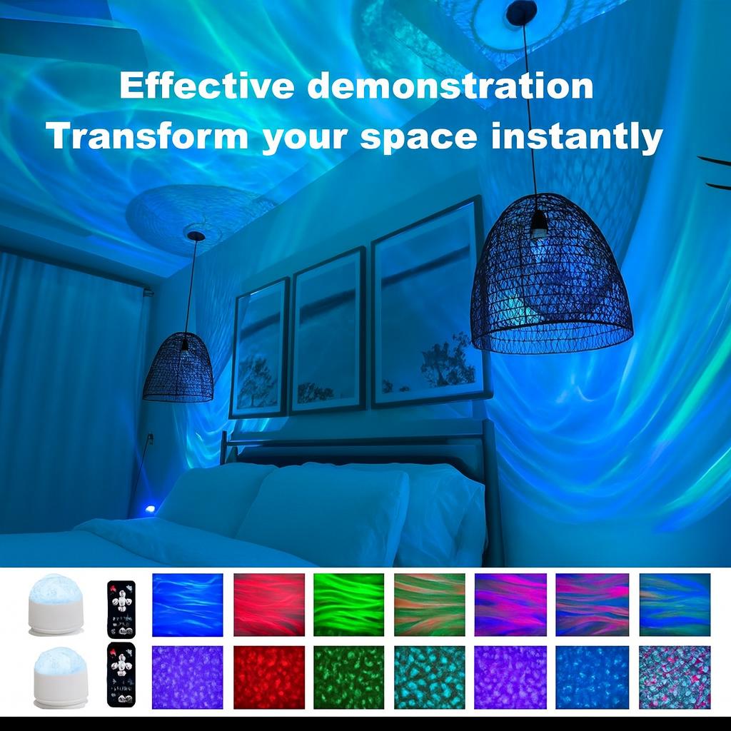 DreamWave Mini - 7 Color Star Projector Light with Music Rhythm