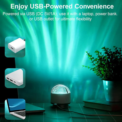 DreamWave Mini - 7 Color Star Projector Light with Music Rhythm