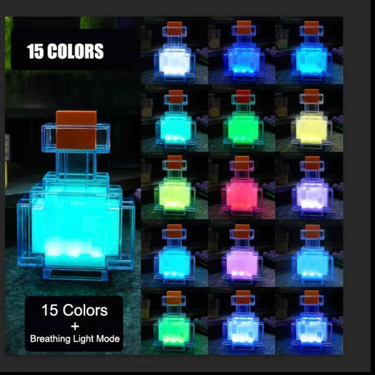 Potion Bottle Light Color Changing LED Table Lamp Mood Light